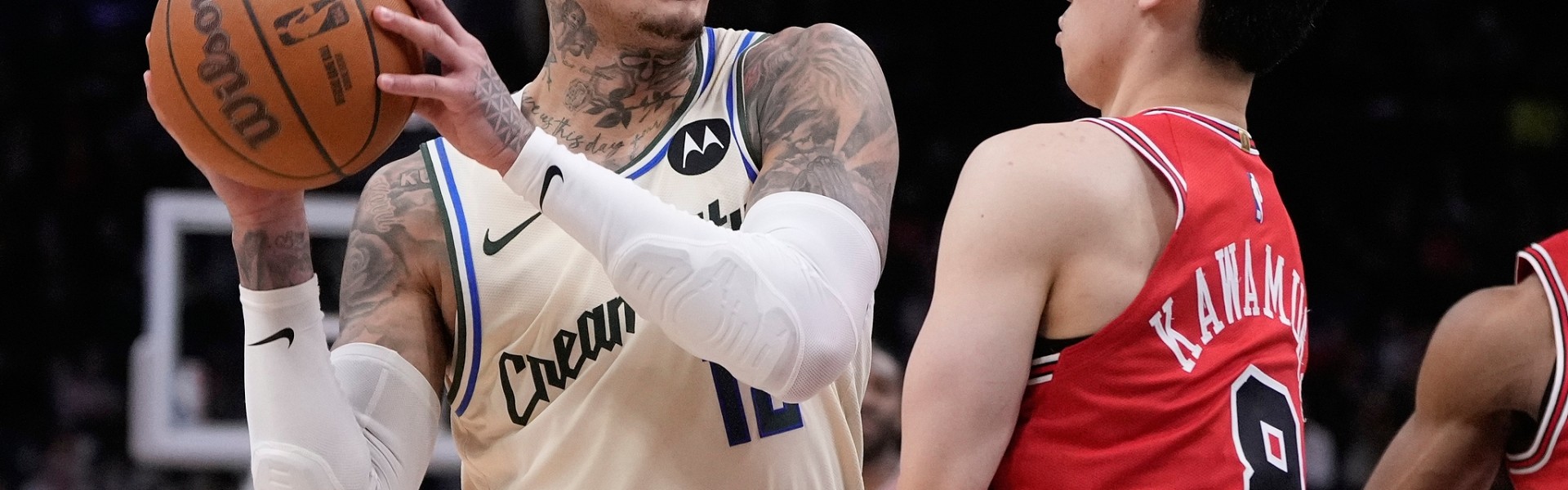 九游娱乐-库兹马31+10罗林斯21+10 雄鹿力克公牛止五连败